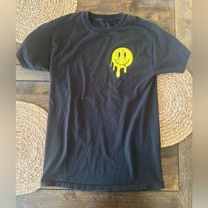 Black Smiley Face Tee